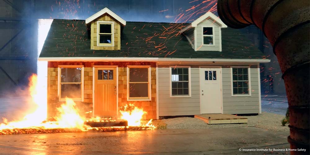 Wildfire Siding Damage